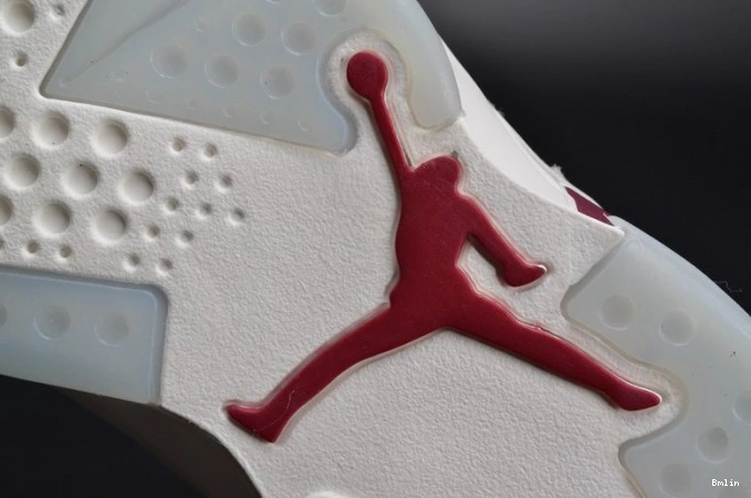 Bmlin shoes Jordan 6 Maroon 384664-116 Air Retro white 0703